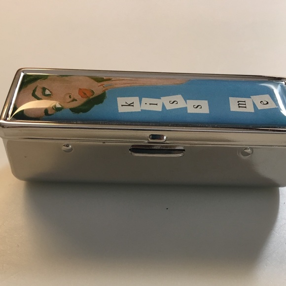 Fossil Bags Fossil Metal Lipstick Case With Mirror Poshmark